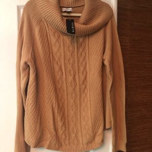 Cable knit sweater